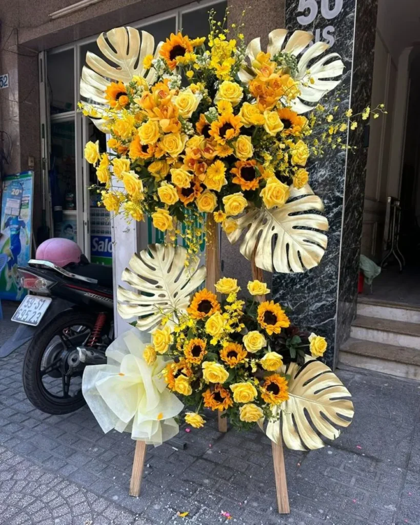 hoa khai truong huong duong