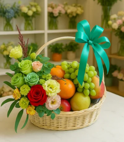 Giỏ trái cây sinh nhật tại shop 7F Garden