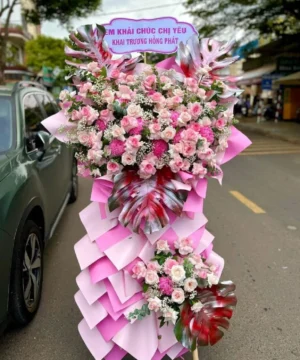 Hoa chúc mừng khai trương công ty