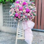 Đặt hoa khai trương cửa hàng đa dạng các mẫu lẵng, giỏ kệ hoa