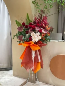 Đặt hoa khai trương cửa hàng đa dạng các mẫu lẵng, giỏ kệ hoa - Ảnh 4