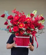 Hoa khai trương màu đỏ - Ảnh 4