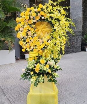 Các mẫu lẵng, vòng hoa tang trắng ý nghĩa, hình ảnh đẹp nhất