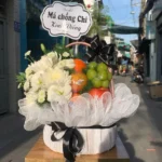 Mẫu giỏ trái cây đám giỗ, đi cúng thắp hương ngày giỗ